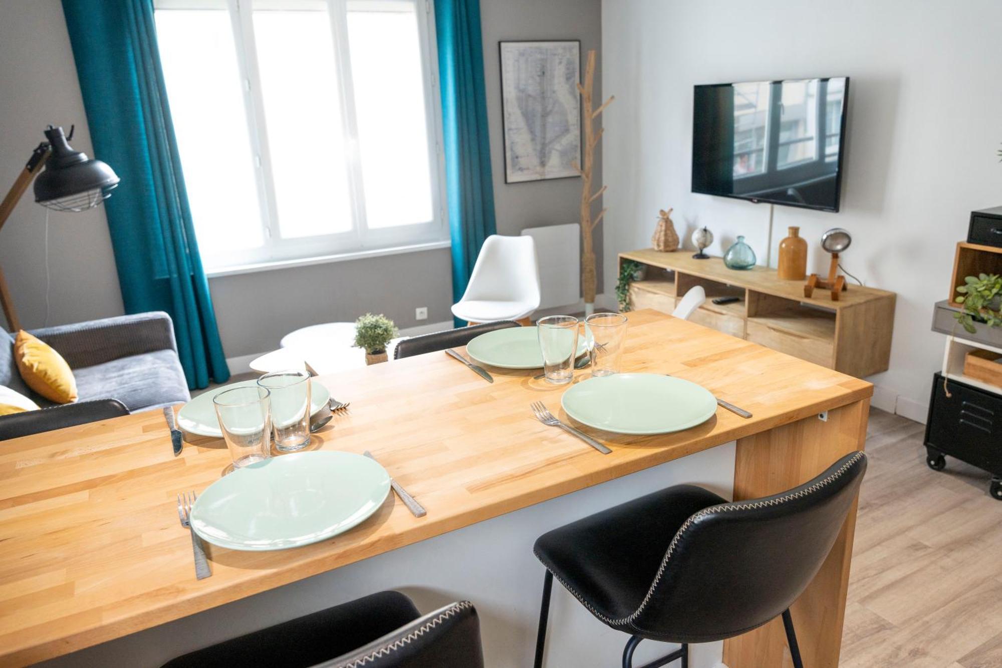 Charmant appartement 4 personnes en centre-ville Caen Extérieur photo